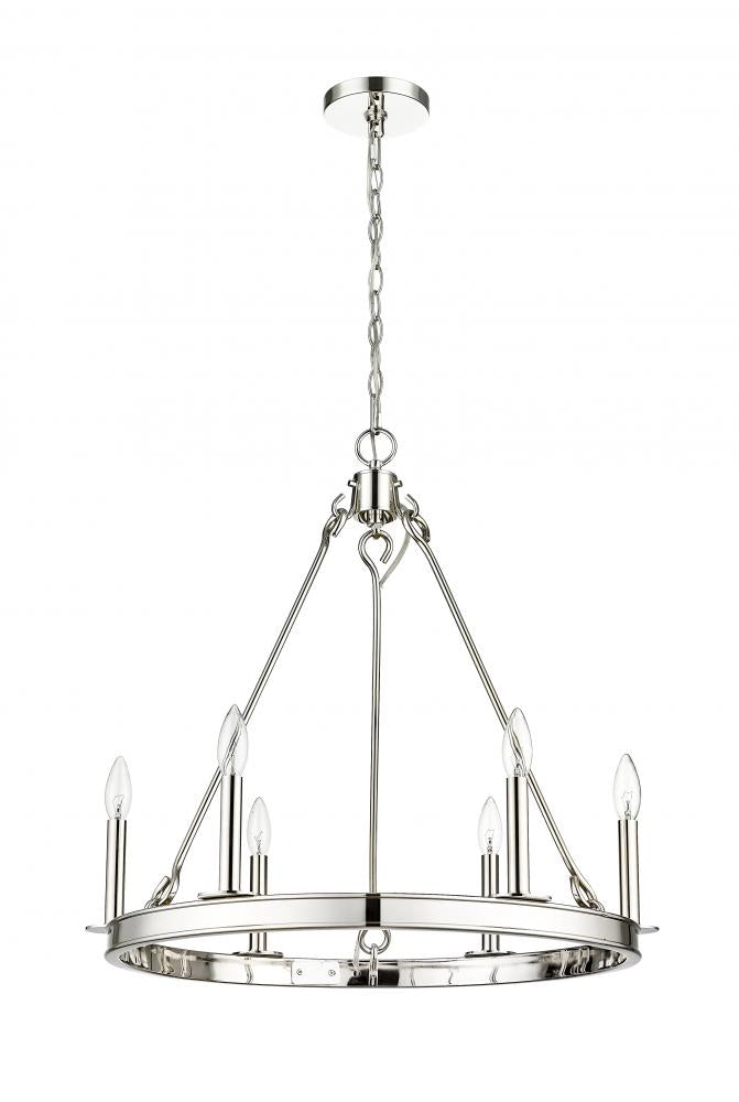 Z-Lite Lighting 482R-6PN Chandelier Restoration - Nickel