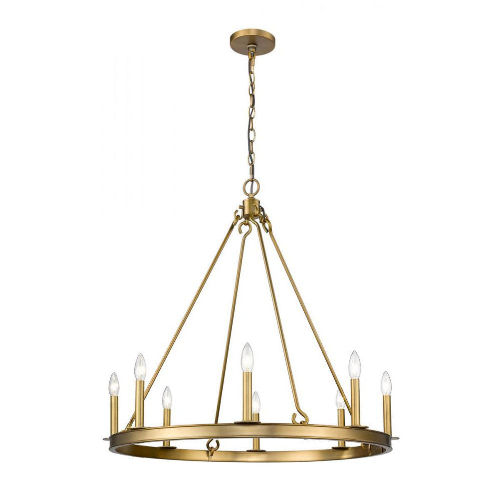 Z-Lite Lighting 482R-8OBR Chandelier Restoration - Brass