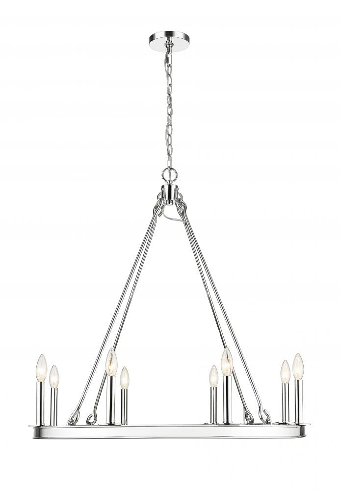 Z-Lite Lighting 482R-8PN Chandelier Restoration - Nickel