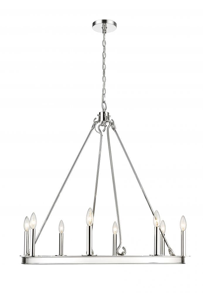 Z-Lite Lighting 482R-8PN Chandelier Restoration - Nickel