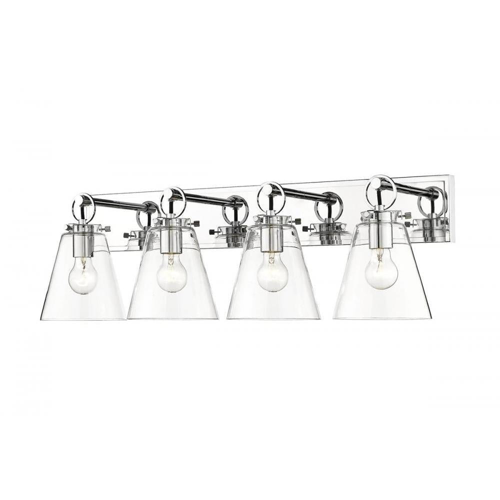 4 Light Vanity-Clear