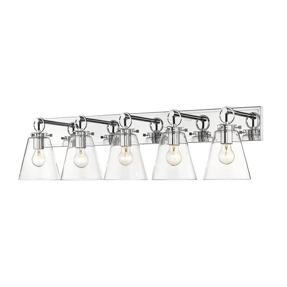 5 Light Vanity-Clear