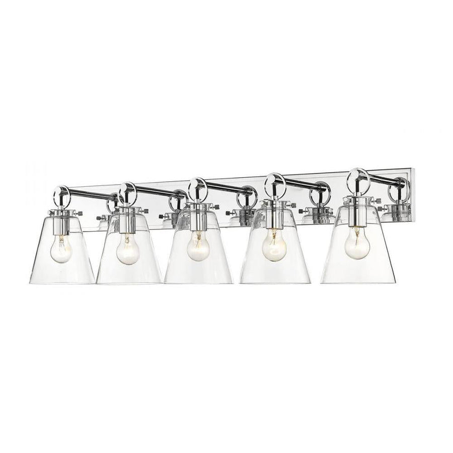 5 Light Vanity-Clear