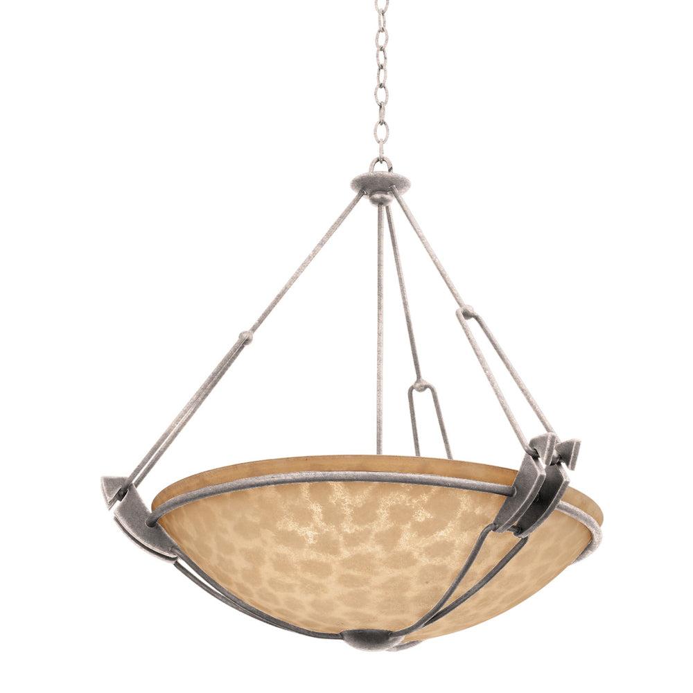 Grande 24 Inch Wall Sconce – Pearl Silver – 4845PS/ECRU