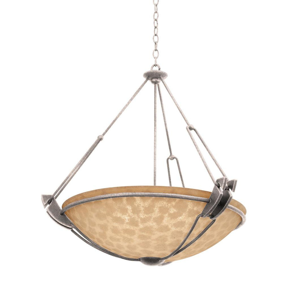 Grande 24 Inch Wall Sconce – Pearl Silver – 4845PS/ECRU