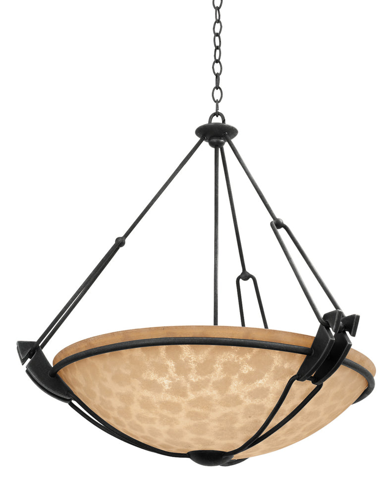 Kalco Lighting GRANDE 4845TO/ECRU Pendant Modern - Brown