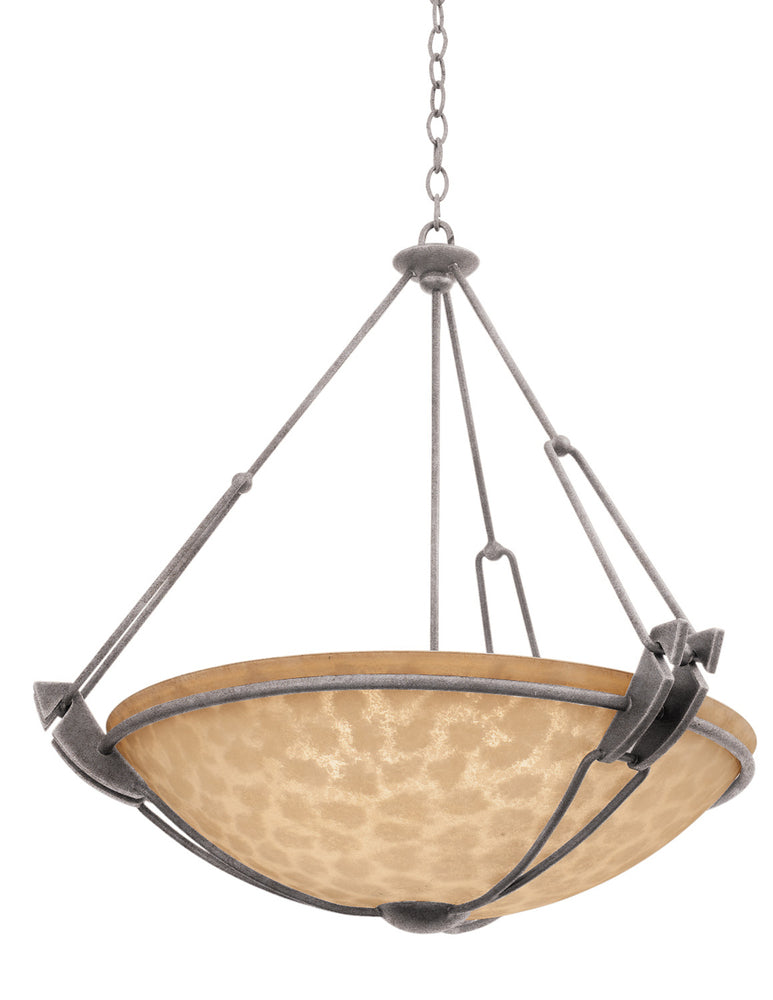 Kalco Lighting GRANDE 4847CI/ECRU Pendant Modern - Black