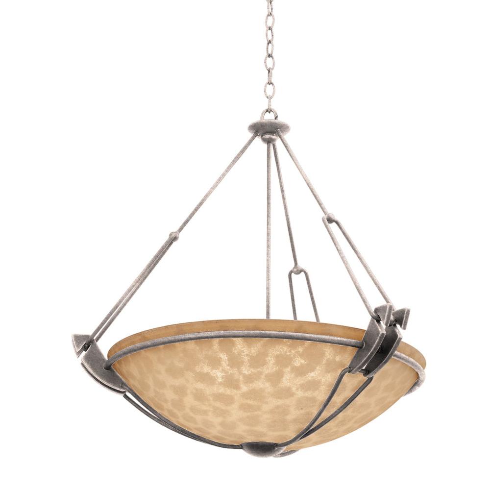 Grande 35 Inch Wall Sconce – Pearl Silver – 4847PS/ECRU