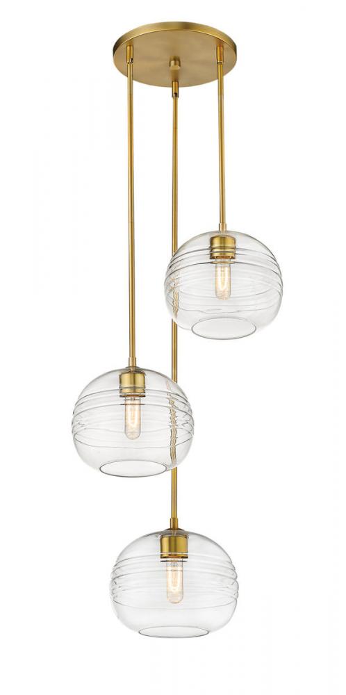 Z-Lite Lighting 486P10-3R-OBR Chandelier Nautical - Brass