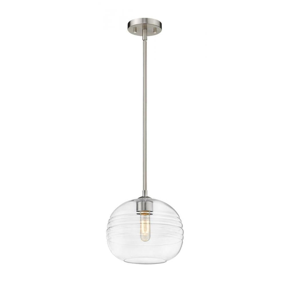 1 Light Pendant-Clear