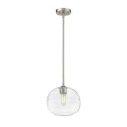 1 Light Pendant-Clear