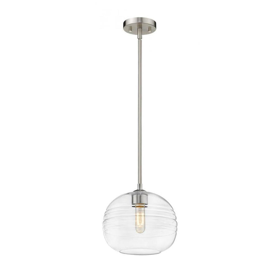 1 Light Pendant-Clear