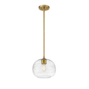 1 Light Pendant-Clear