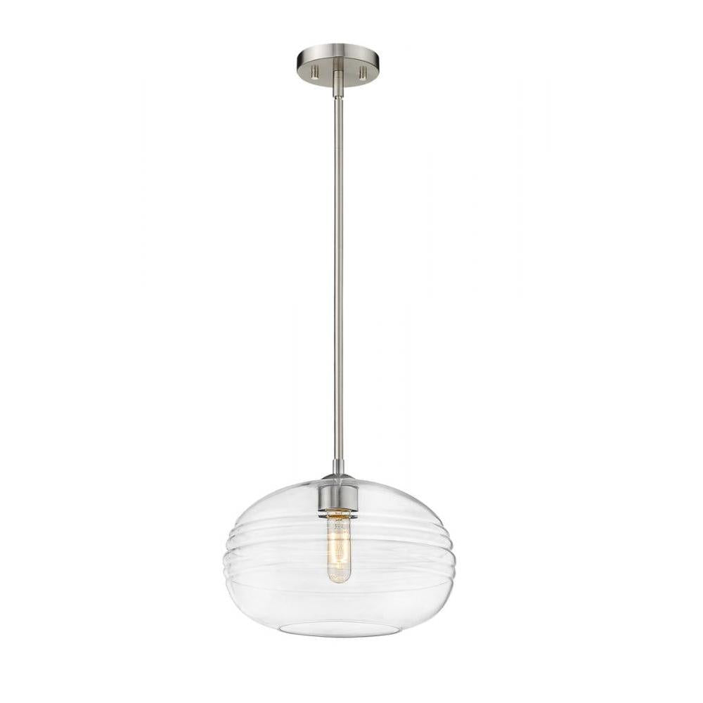 1 Light Pendant-Clear