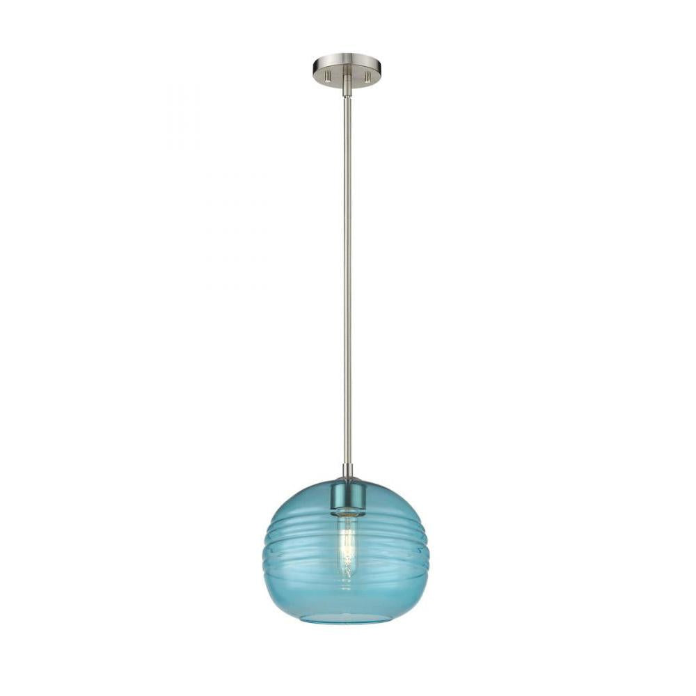 1 Light Pendant-Blue