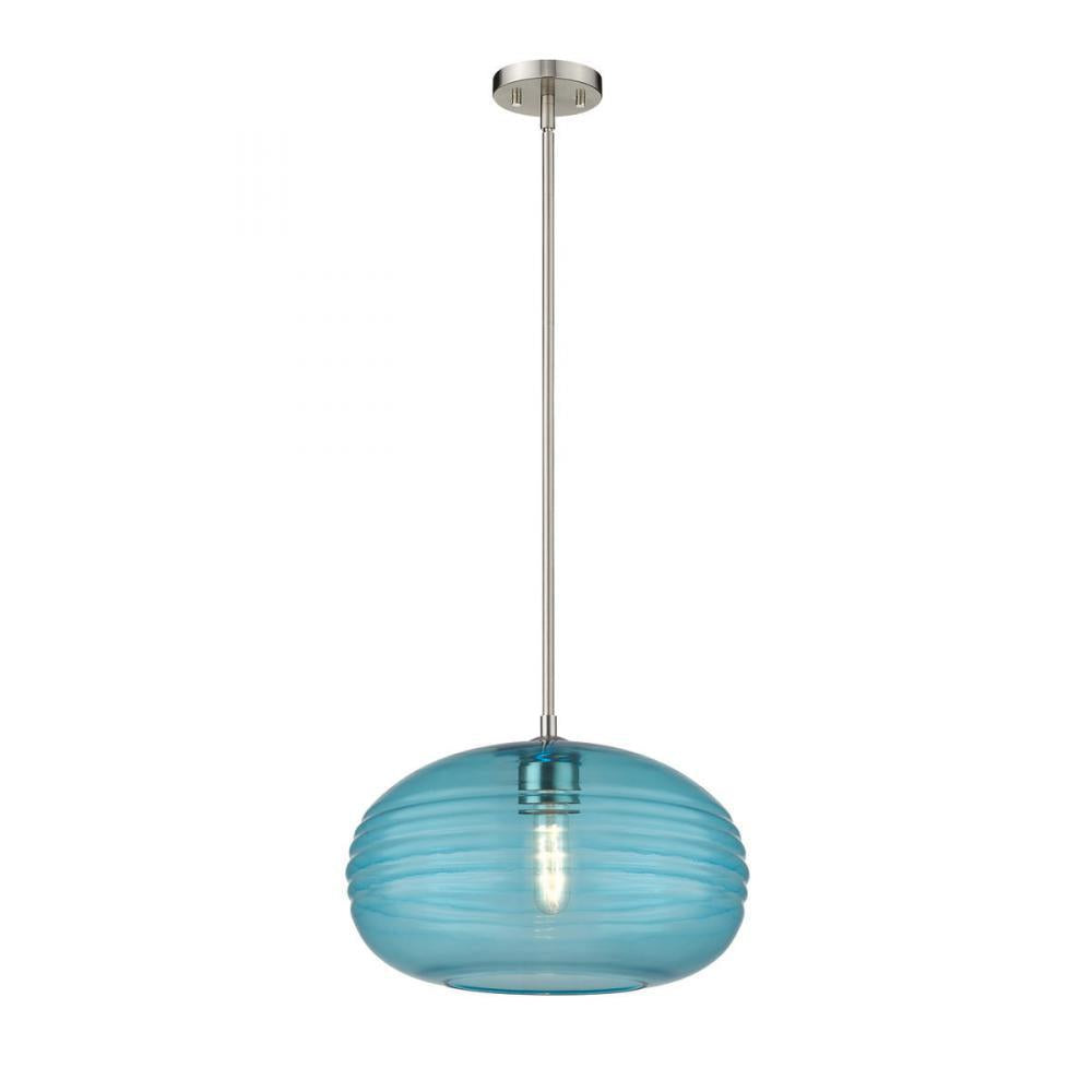 1 Light Pendant-Blue