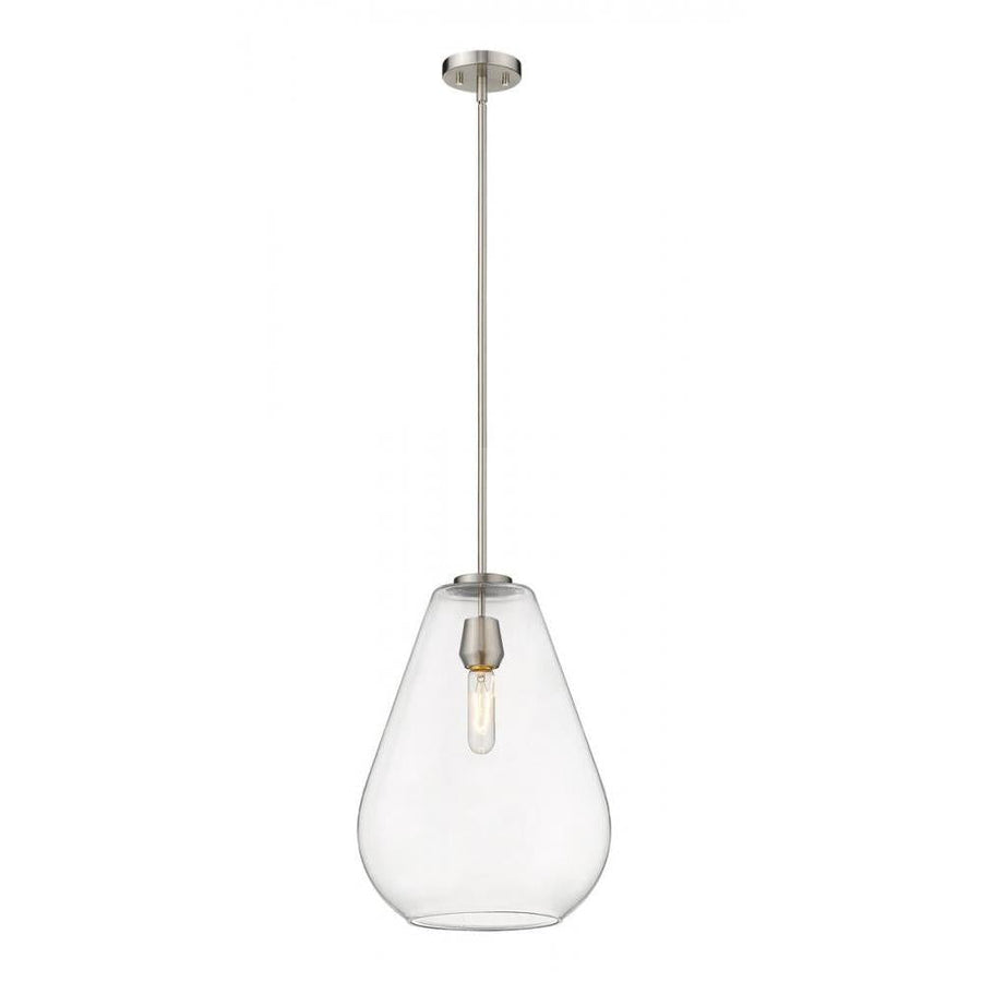 1 Light Pendant-Clear