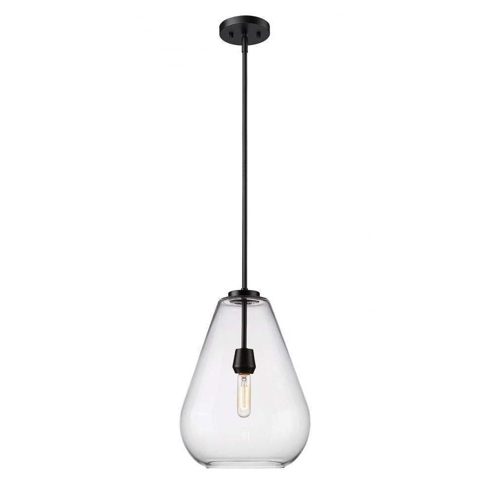1 Light Pendant-Clear