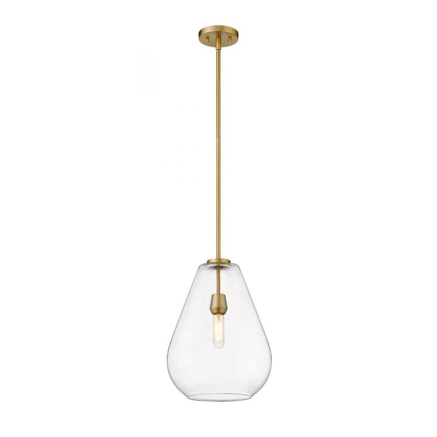 1 Light Pendant-Clear