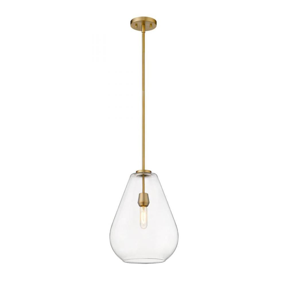 1 Light Pendant-Clear