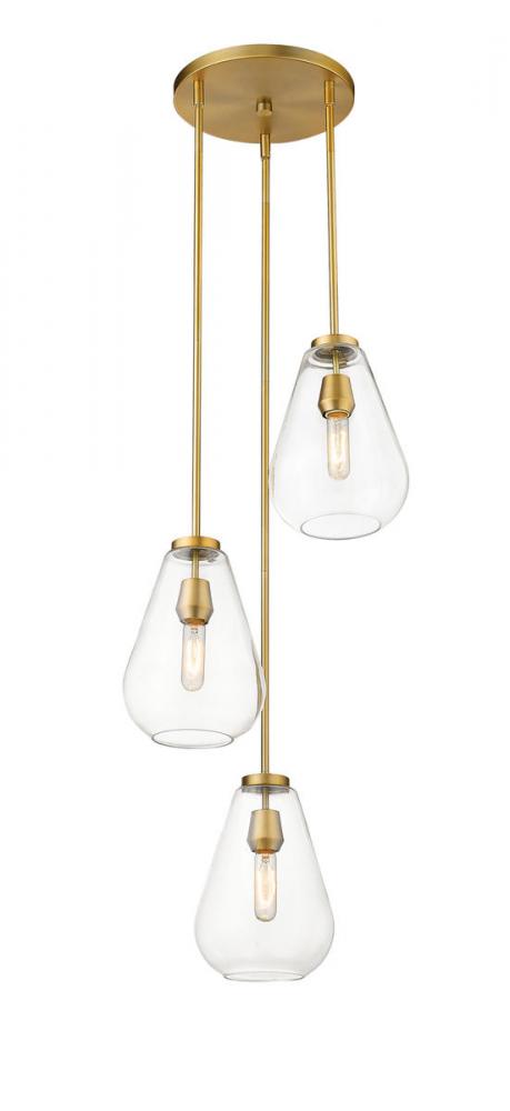 Z-Lite Lighting 488P8-3R-OBR Chandelier Nautical - Brass