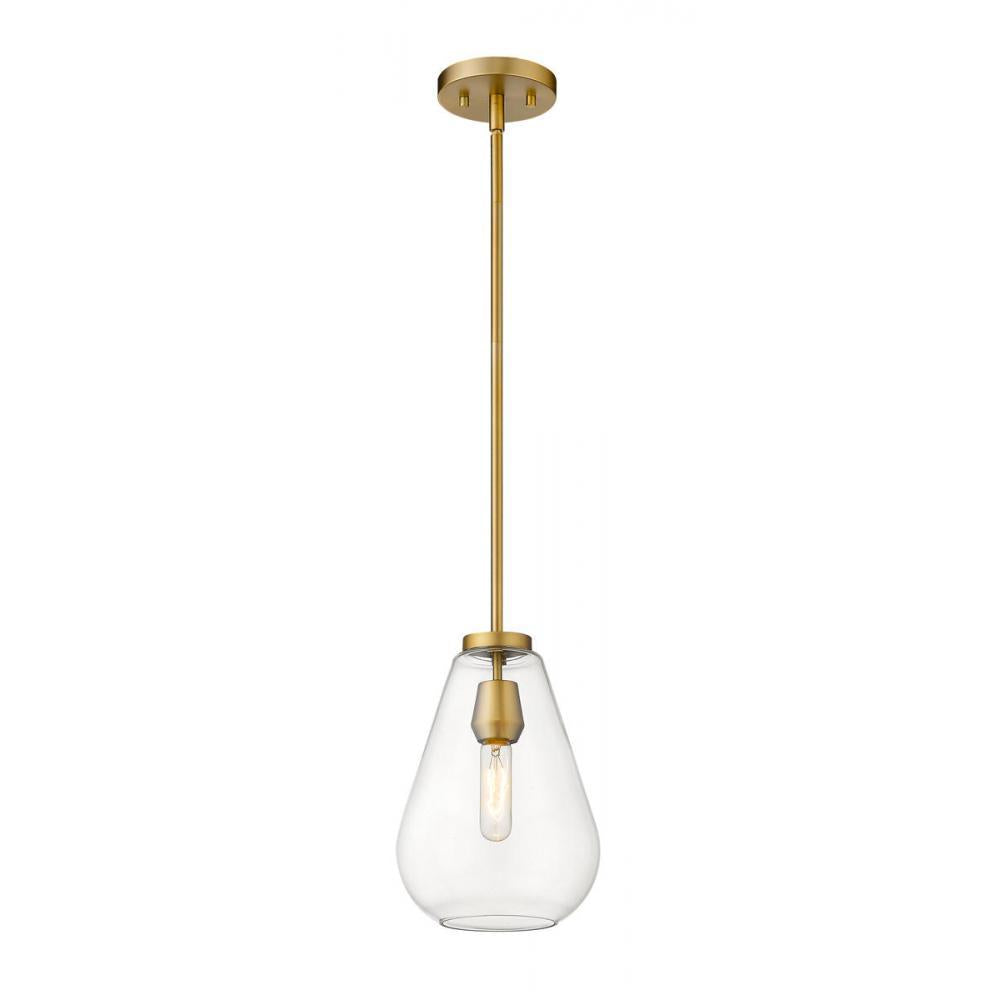 1 Light Pendant-Clear