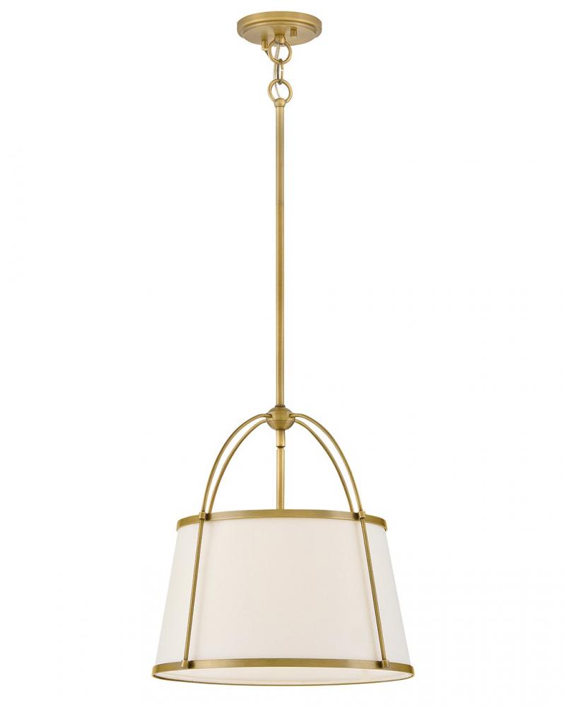 Hinkley Lighting CLARKE 4894LDB-OW Pendant Traditional - Lacquered Dark Brass