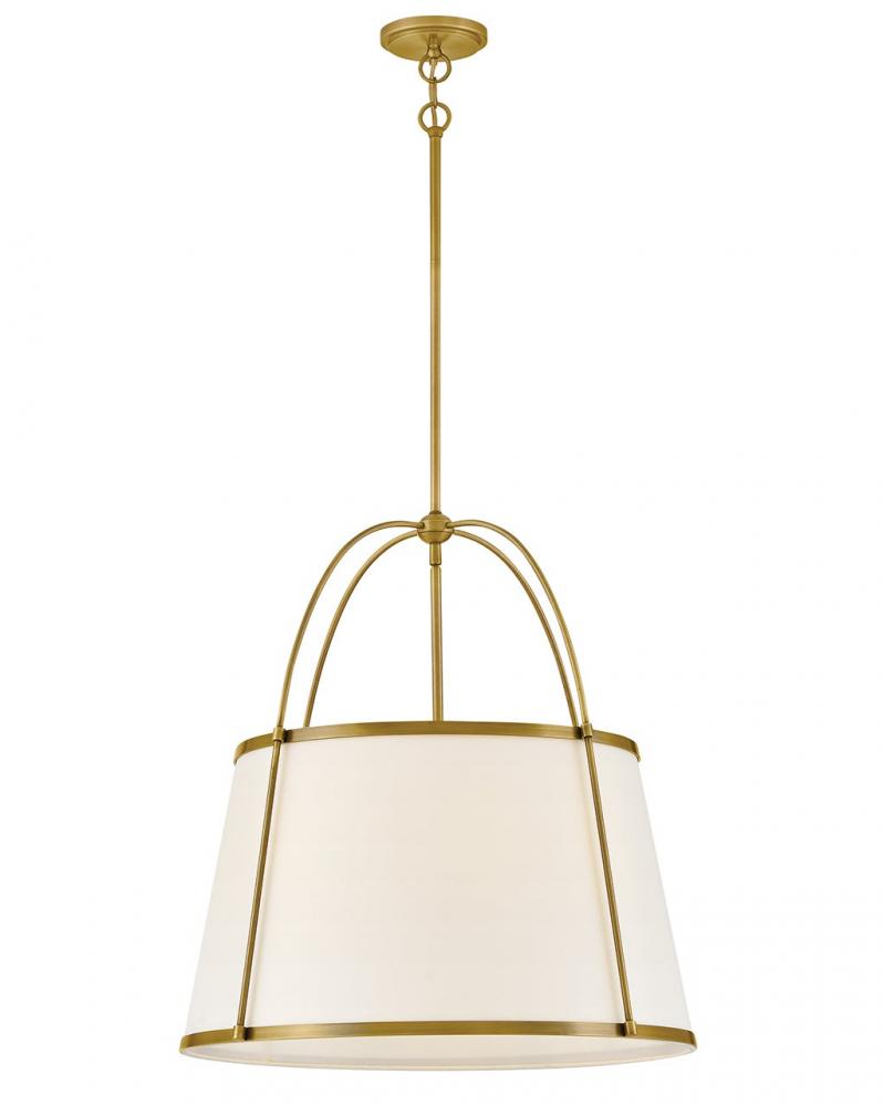 Hinkley Lighting CLARKE 4895LDB-OW Chandelier Traditional - Lacquered Dark Brass