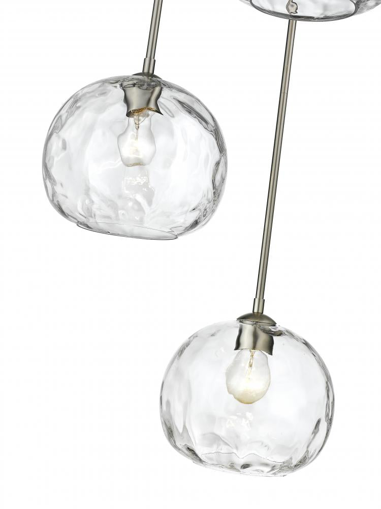 Z-Lite Lighting 490P10-3R-BN Chandelier Nautical - Nickel