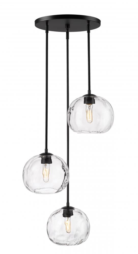 Z-Lite Lighting 490P10-3R-MB Chandelier - Black