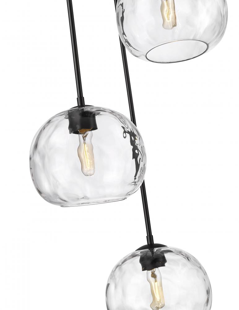 Z-Lite Lighting 490P10-3R-MB Chandelier - Black