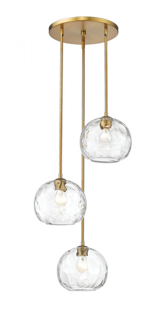 Z-Lite Lighting 490P10-3R-OBR Chandelier Nautical - Brass