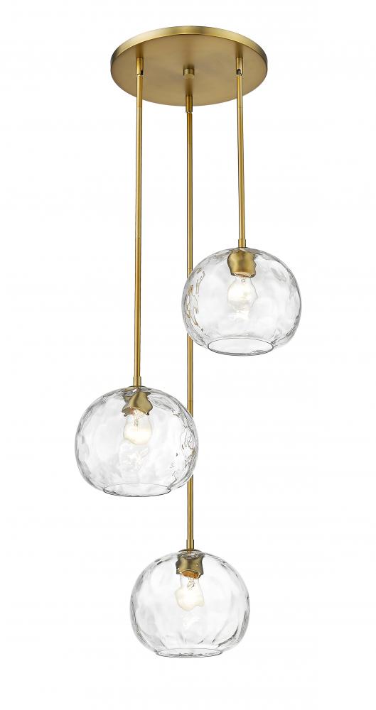 Z-Lite Lighting 490P10-3R-OBR Chandelier Nautical - Brass