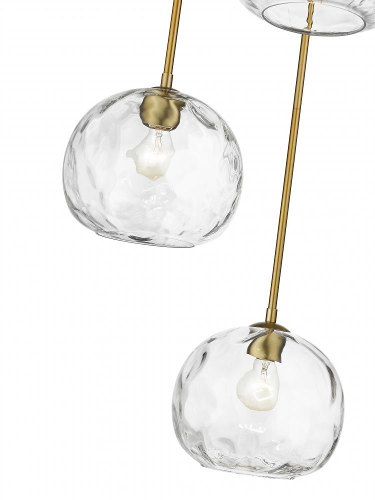 Z-Lite Lighting 490P10-3R-OBR Chandelier Nautical - Brass