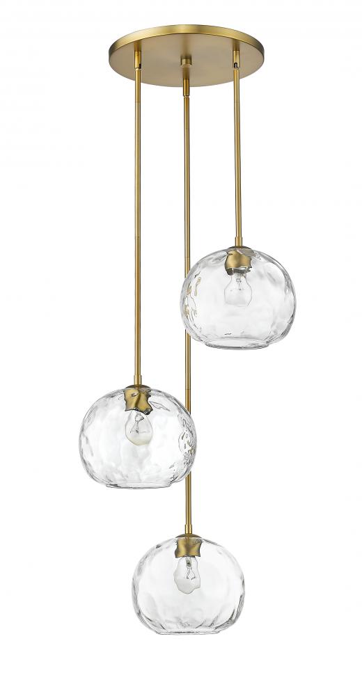 Z-Lite Lighting 490P10-3R-OBR Chandelier Nautical - Brass