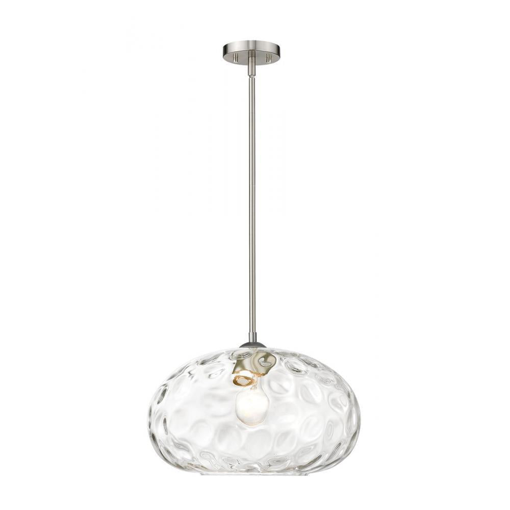 1 Light Pendant-Clear