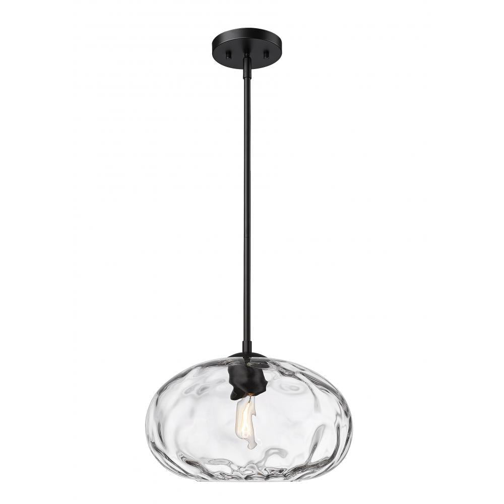 1 Light Pendant-Clear