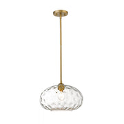 1 Light Pendant-Clear