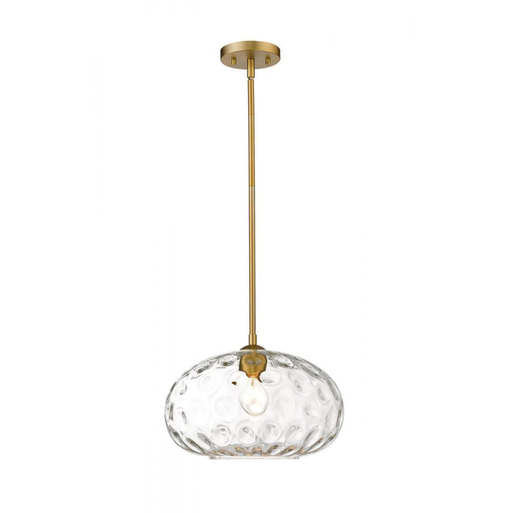 1 Light Pendant-Clear