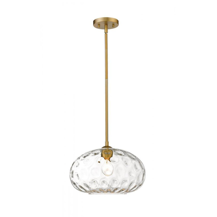 1 Light Pendant-Clear