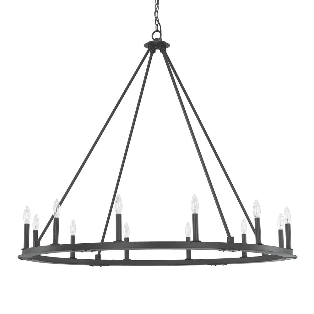 Capital Lighting PEARSON 4912BI-000 Chandelier Traditional - Black Iron