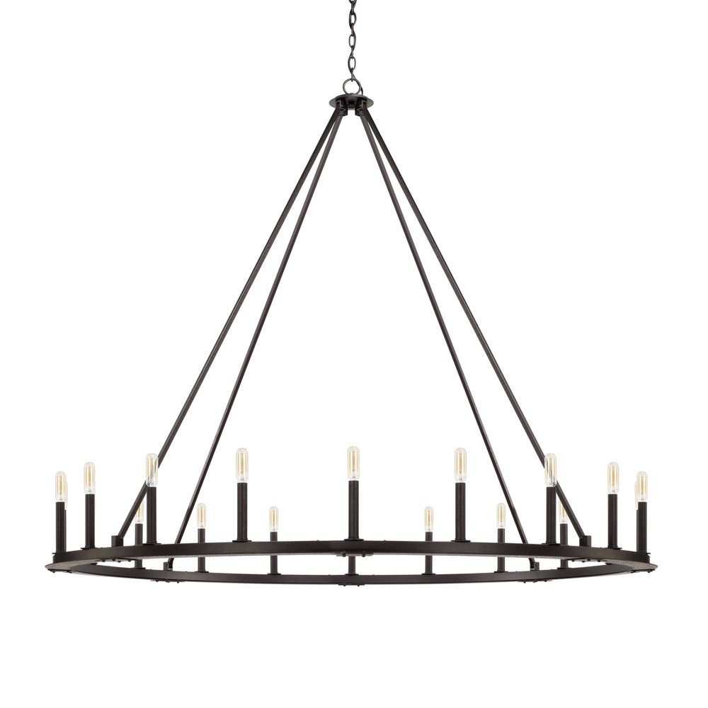 Capital Lighting PEARSON 4913BI Chandelier Traditional - Black Iron