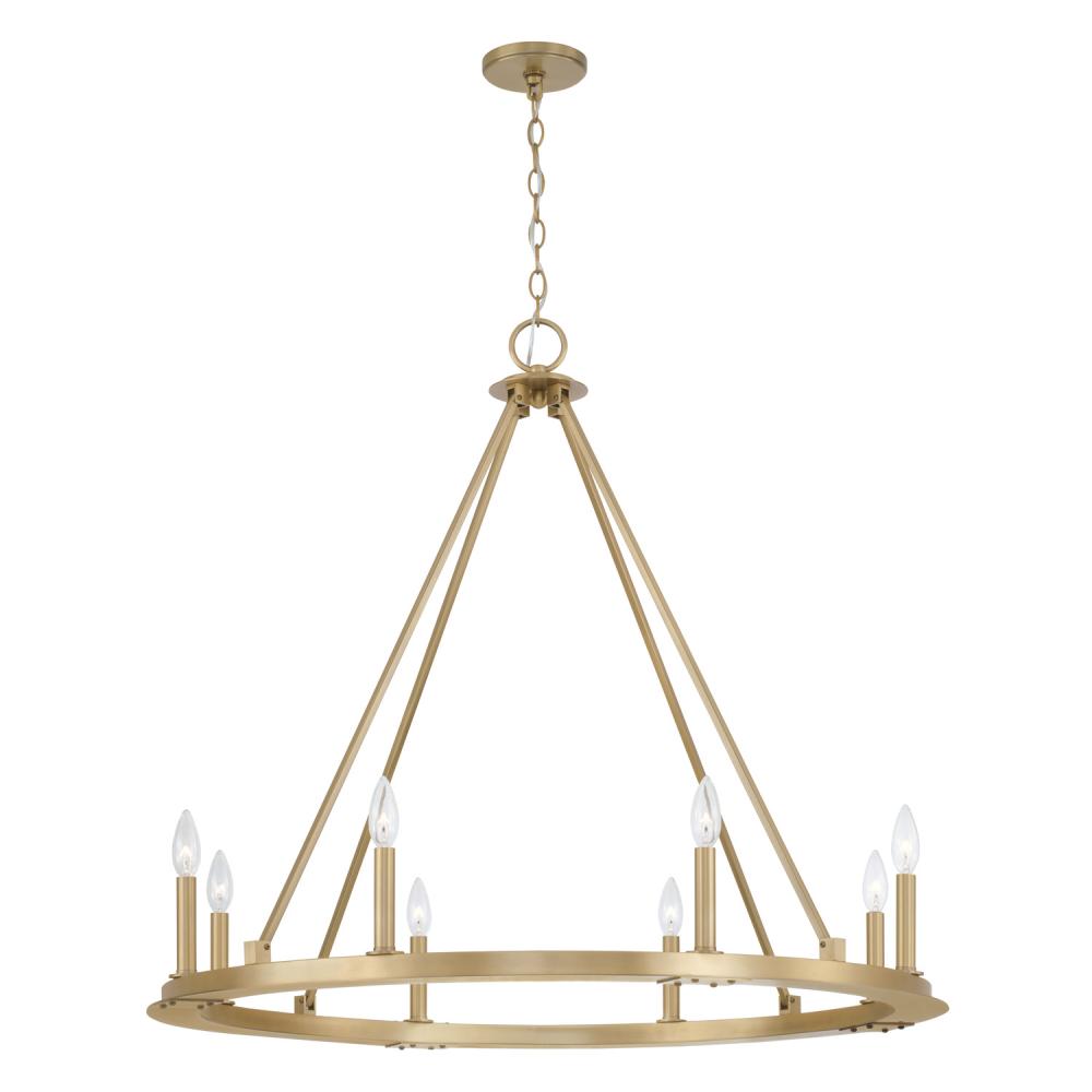 Capital Lighting PEARSON 4918AD Chandelier Contemporary - Aged Brass