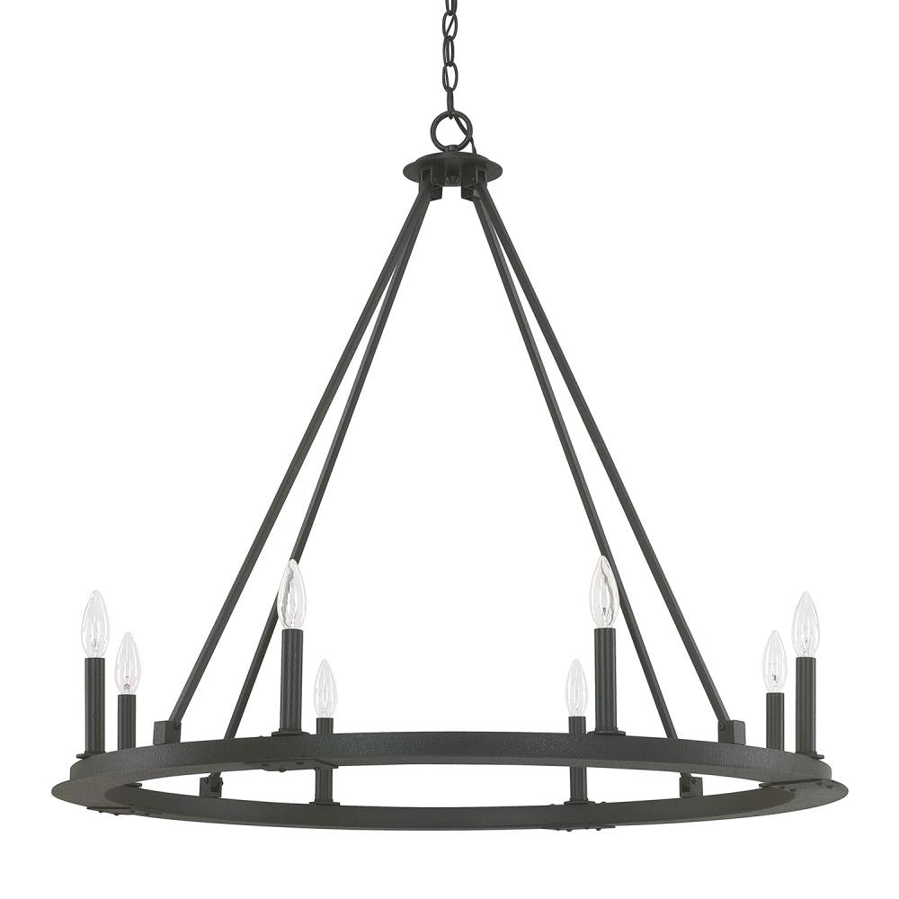 Capital Lighting PEARSON 4918BI-000 Chandelier Traditional - Black Iron