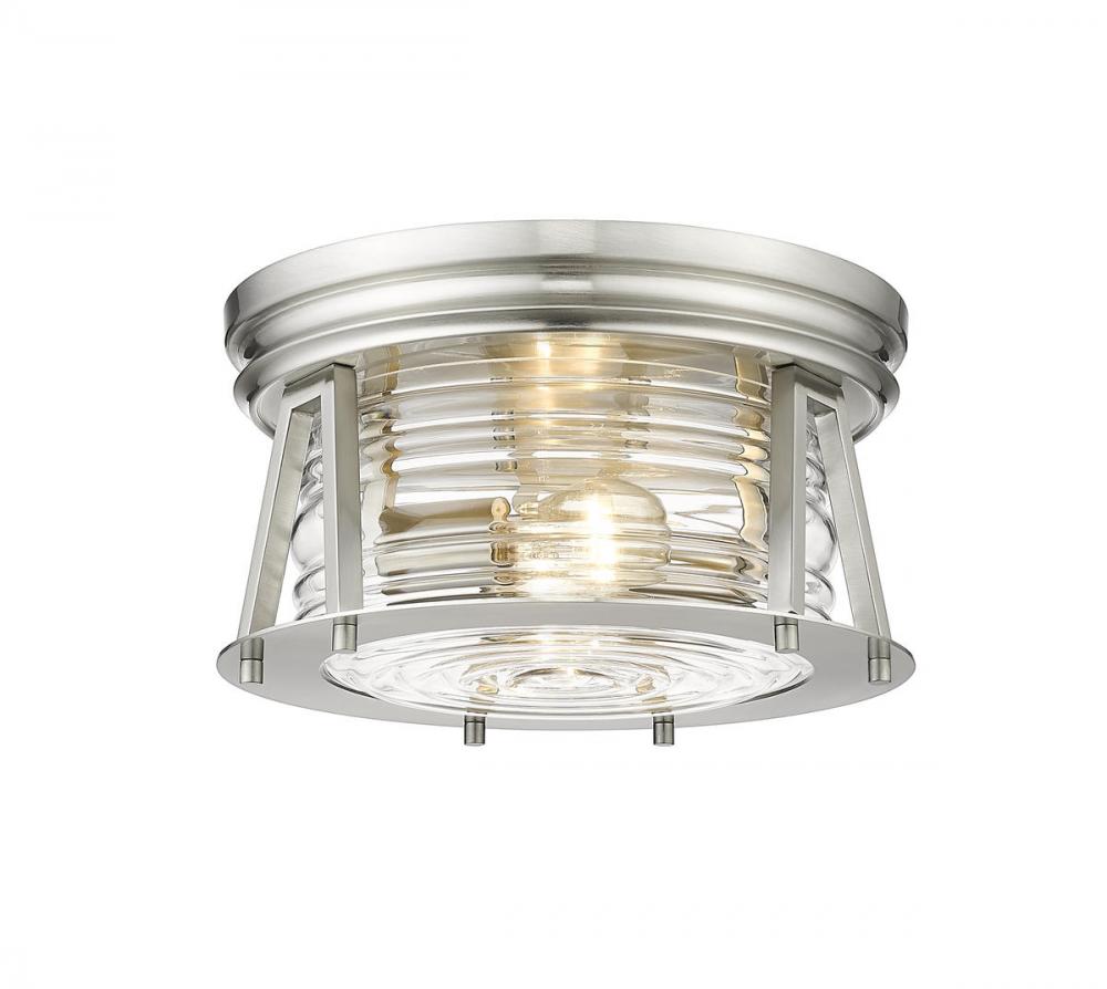 Z-Lite Lighting 491F2-BN Flush Mount Americana - Nickel