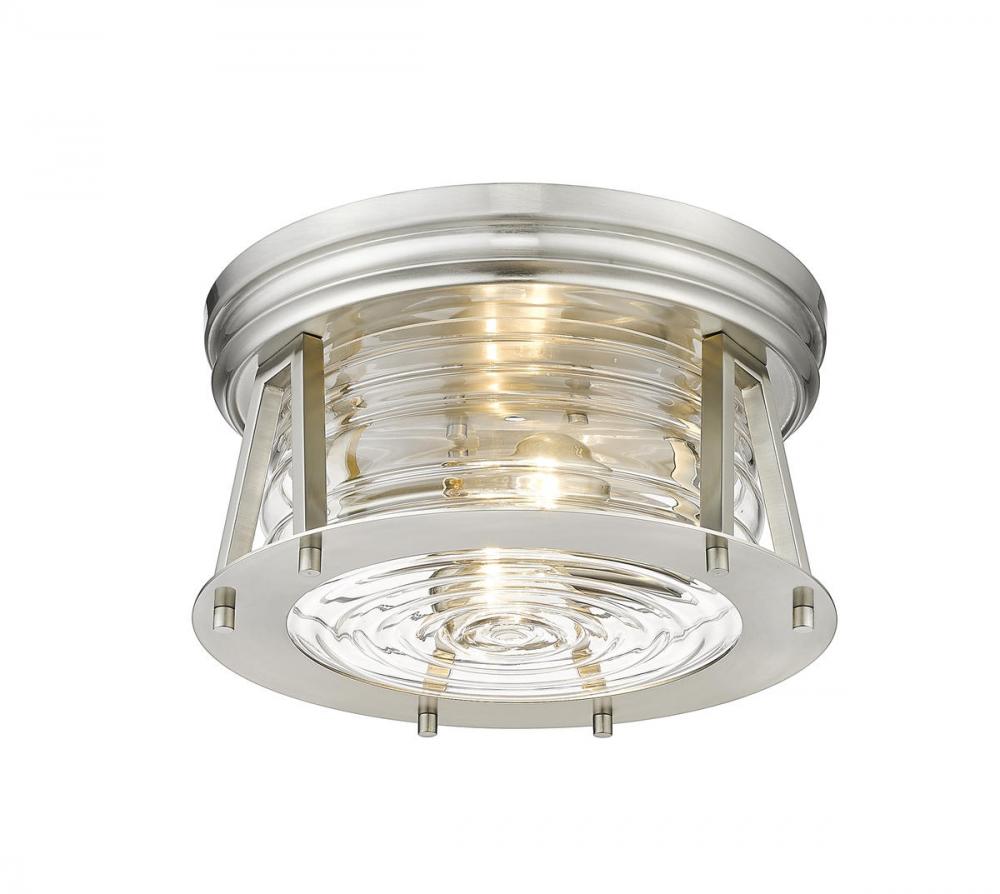 Z-Lite Lighting 491F2-BN Flush Mount Americana - Nickel