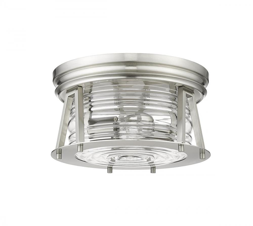 Z-Lite Lighting 491F2-BN Flush Mount Americana - Nickel