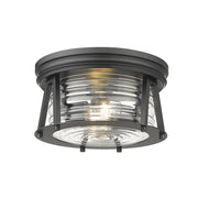 2 Light Flush Mount Light-Clear
