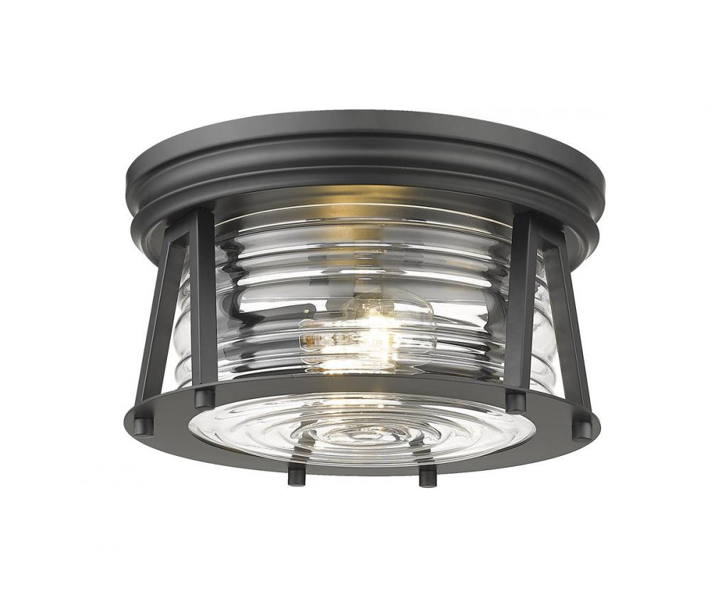 Z-Lite Lighting 491F2-MB Flush Mount Americana - Black