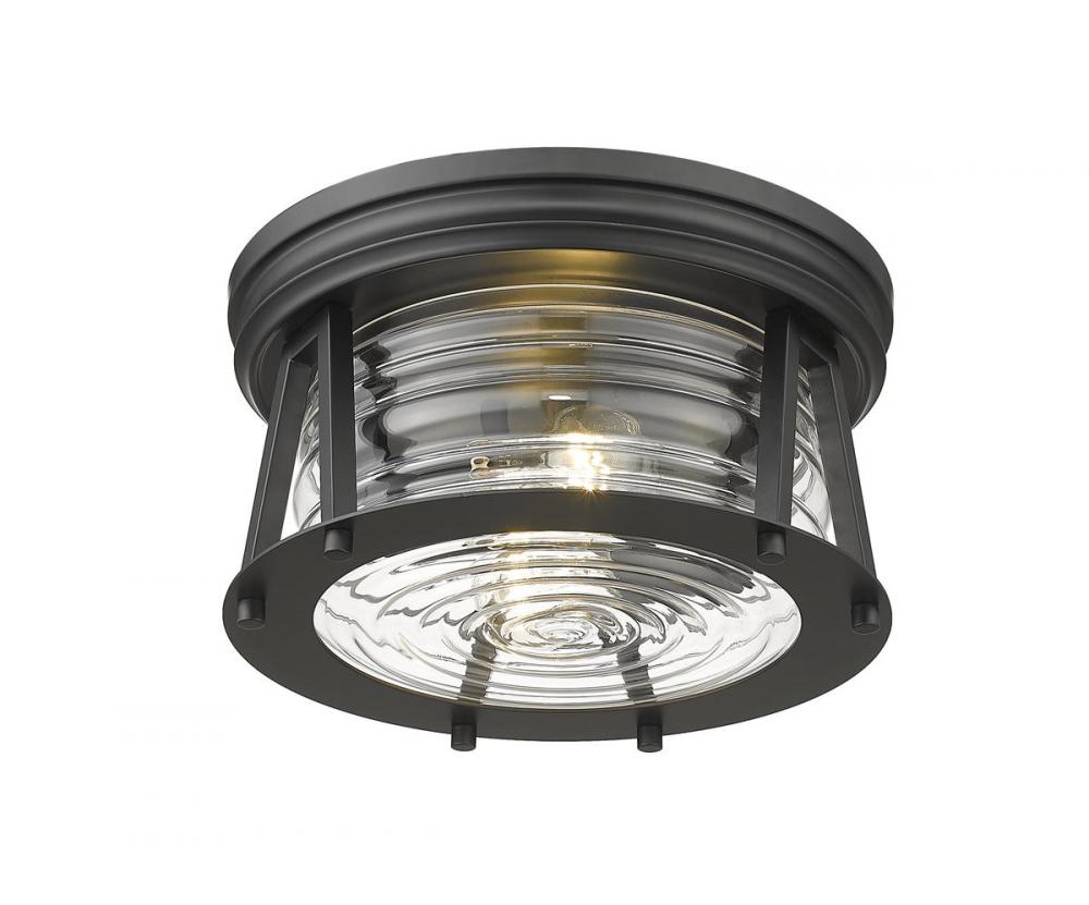 Z-Lite Lighting 491F2-MB Flush Mount Americana - Black